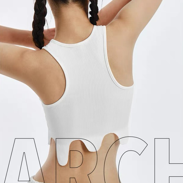 Áo sát nách ba lỗ croptop HAGA áo thun không tay ABLUL83