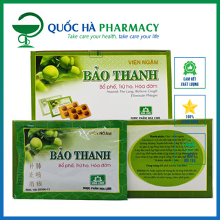 Viên ngậm Bảo Thanh (Hộp 10 vỉ, 20 vỉ) - Quốc Hà Pharmacy