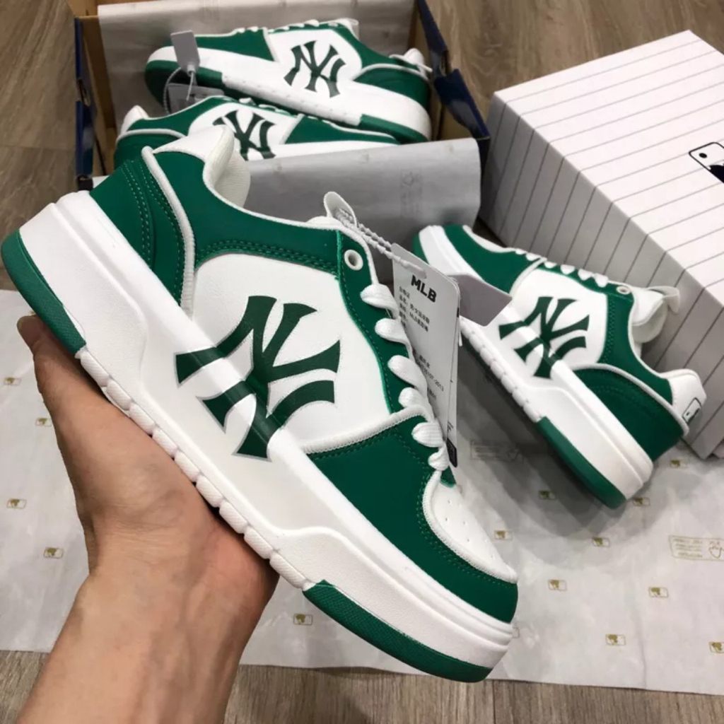 Giày MLB Chunky Liner Black da xịn đế cao su cao cấp tăng chiều cao nam nữ phong cách hàn quốc hot new các màu