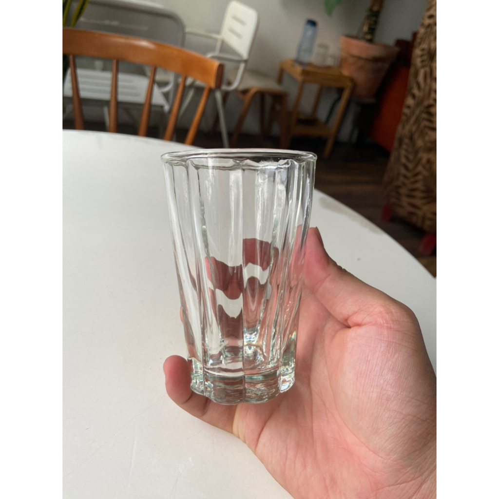 Ly thuỷ tinh thủ công Việt Nam- Ly khía nhỏ 220ml