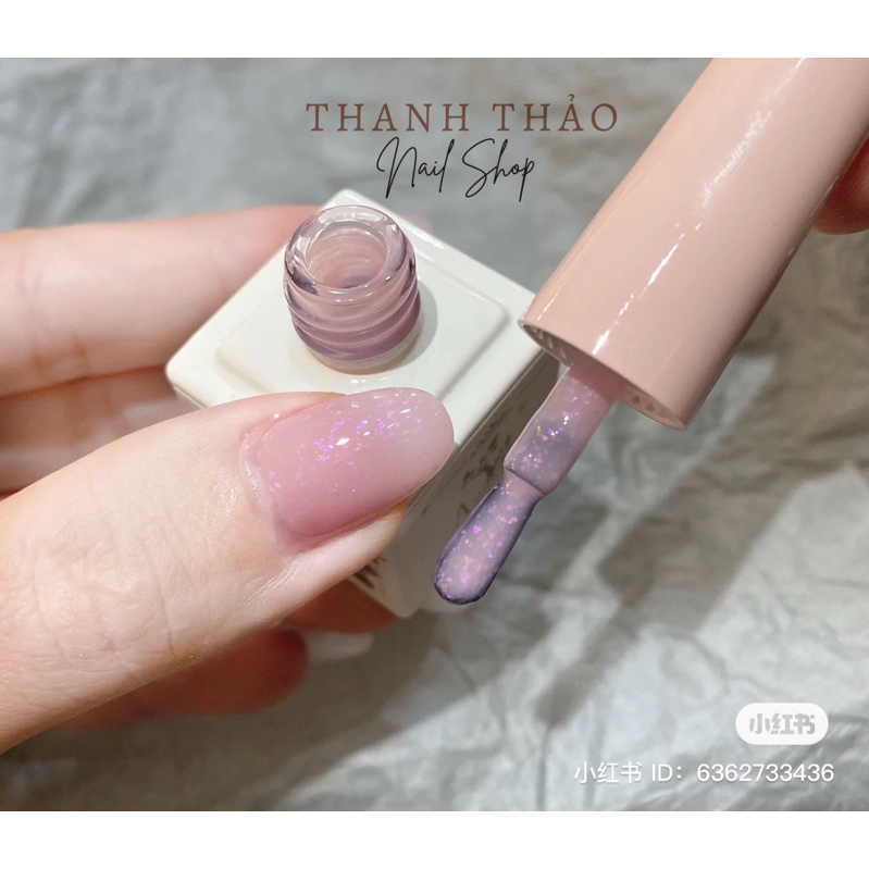 Sơn Gel nhũ hồng mix khổng tước XM26