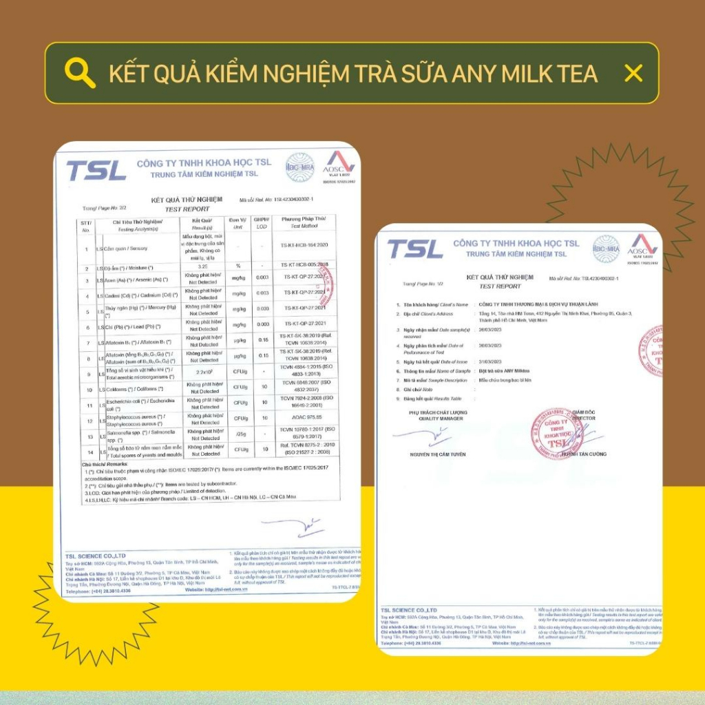 Trà Sữa Rau Má Hạnh Nhân - Không Sữa Bò - Không Mụn - Any Milk Tea - Thuận Lành