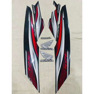 Bộ tem decal dán xe máy Honda Future 125 fi đời 2016 2017 màu đen đỏ zin thái siêu đẹp