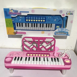 Đồ chơi đàn piano cho bé có đèn nhạc và micro chuẩn âm