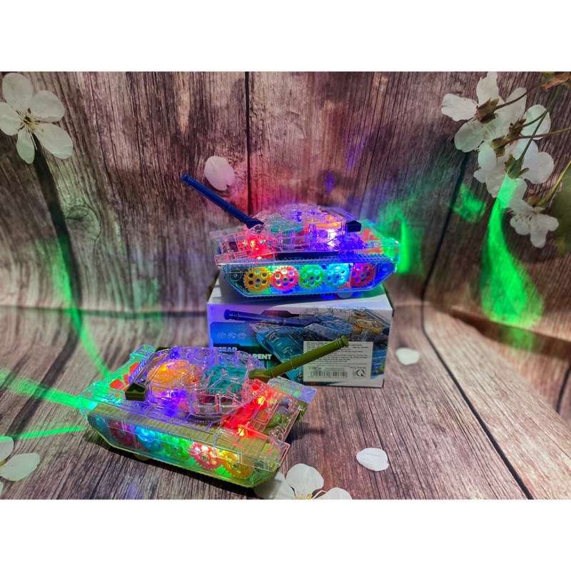 Xe tăng bánh răng có đèn