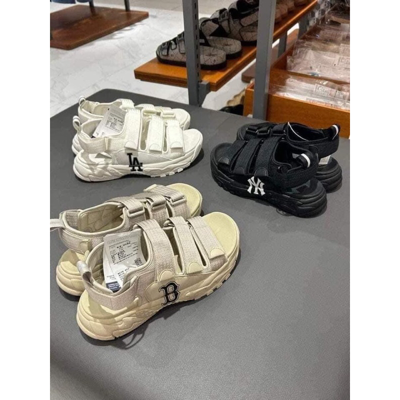 Dép sandal MLB CHUNKY TRIPLE LOGO(CHÍNH HÃNG AUTHENTIC)