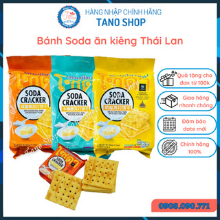 Bánh quy mặn ăn kiêng Soda Cracker Thái - 400g, ăn vặt ngon rẻ TaNo