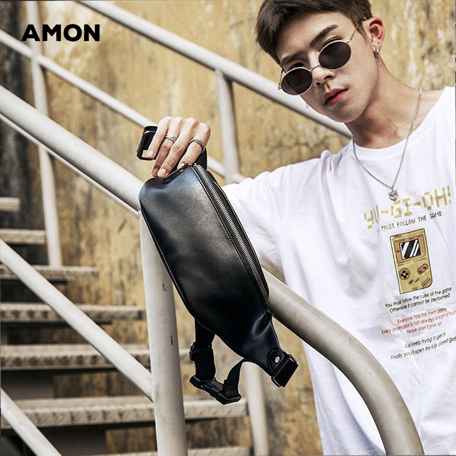 Túi Bao Tử Fodmini Túi Đeo Chéo Nam Da Cao Cấp Bền Bỉ - Amon shop