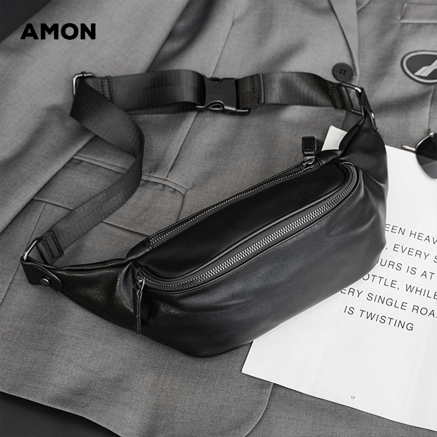 Túi Bao Tử Fodmini Túi Đeo Chéo Nam Da Cao Cấp Bền Bỉ - Amon shop