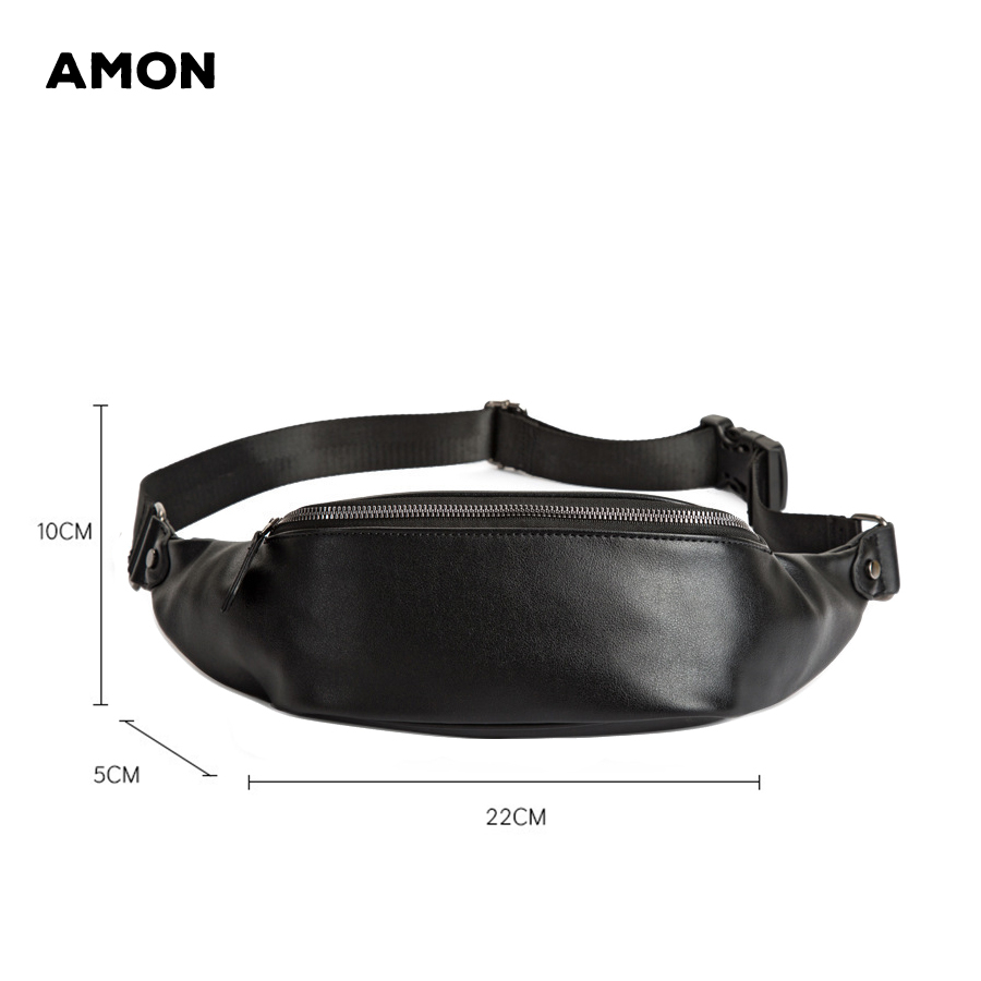 Túi Bao Tử Fodmini Túi Đeo Chéo Nam Da Cao Cấp Bền Bỉ - Amon shop