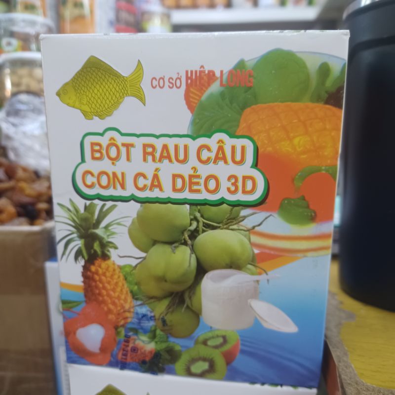 bột rau câu cá dẻo 3D