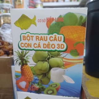 Bột rau câu cá dẻo 3D