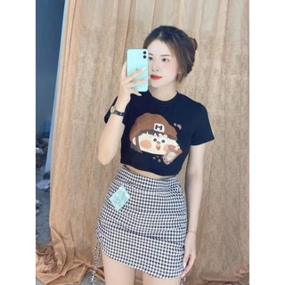áo thun tay ngắn croptop