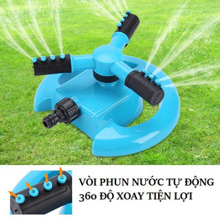Vòi tưới cây, làm mát mái tôn thủy lực xoay 360 độ có van nối ống đi kèm (ảnh thật cuối)