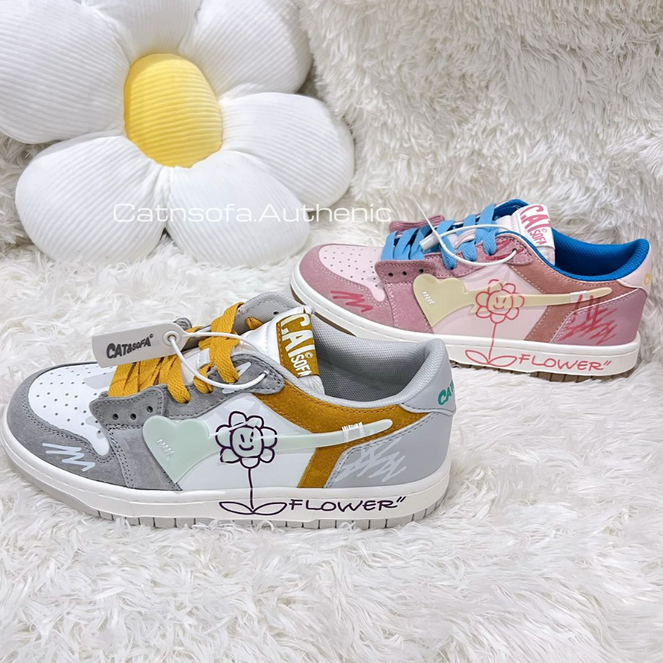 Giày thể thao Cat&Sofa hàng có sẵn - full box phụ kiện - FLOWER - AC254 sneaker unisex