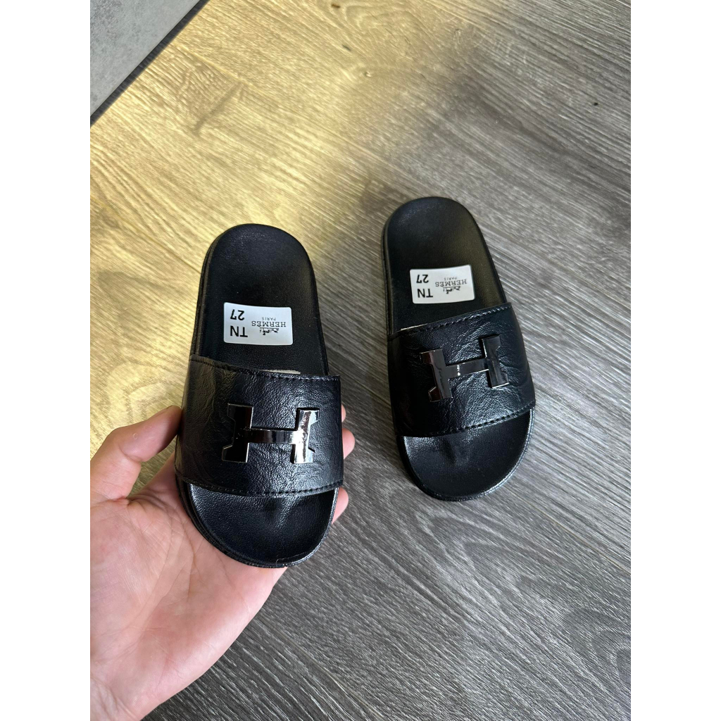 Form Nhỏ Dép Lê HM - Chữ H Da Trơn Đế Êm Cho Bé Gái và Bé Trai K065