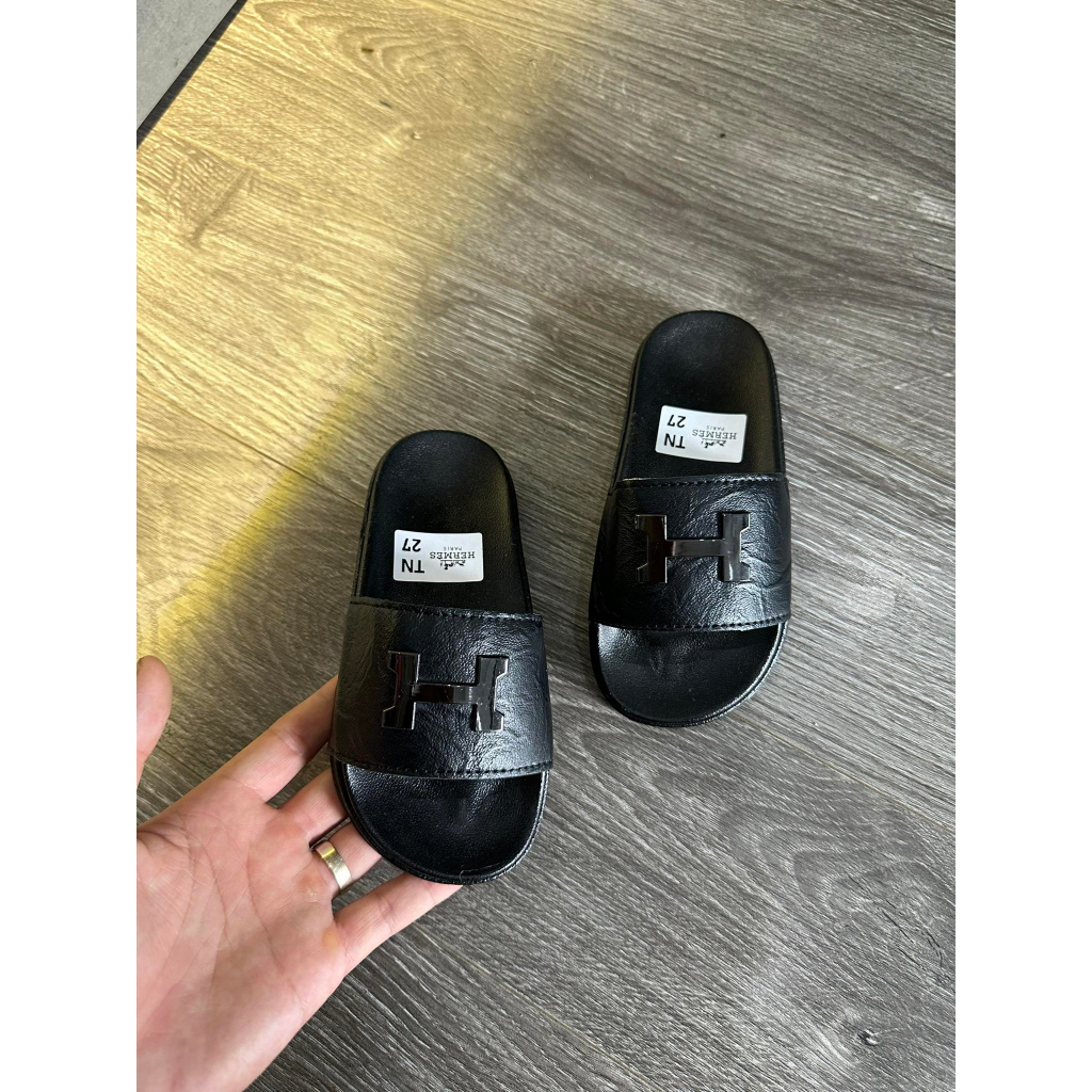 Form Nhỏ Dép Lê HM - Chữ H Da Trơn Đế Êm Cho Bé Gái và Bé Trai K065