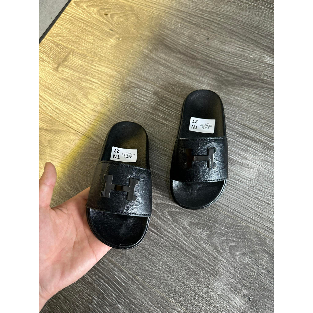 Form Nhỏ Dép Lê HM - Chữ H Da Trơn Đế Êm Cho Bé Gái và Bé Trai K065