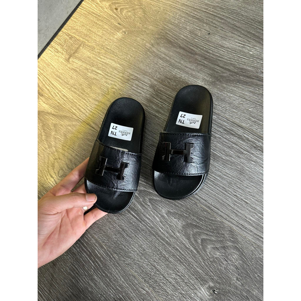 Form Nhỏ Dép Lê HM - Chữ H Da Trơn Đế Êm Cho Bé Gái và Bé Trai K065