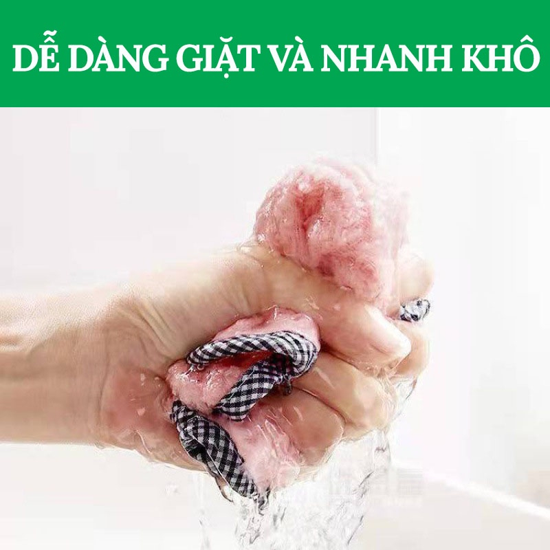 Khăn Lau Bếp Đa Năng, Khăn Lau Tay Nhà Bếp Siêu Thấm, Có Lỗ Treo HOUSESHOP68 – Kích Thước 25x25cm