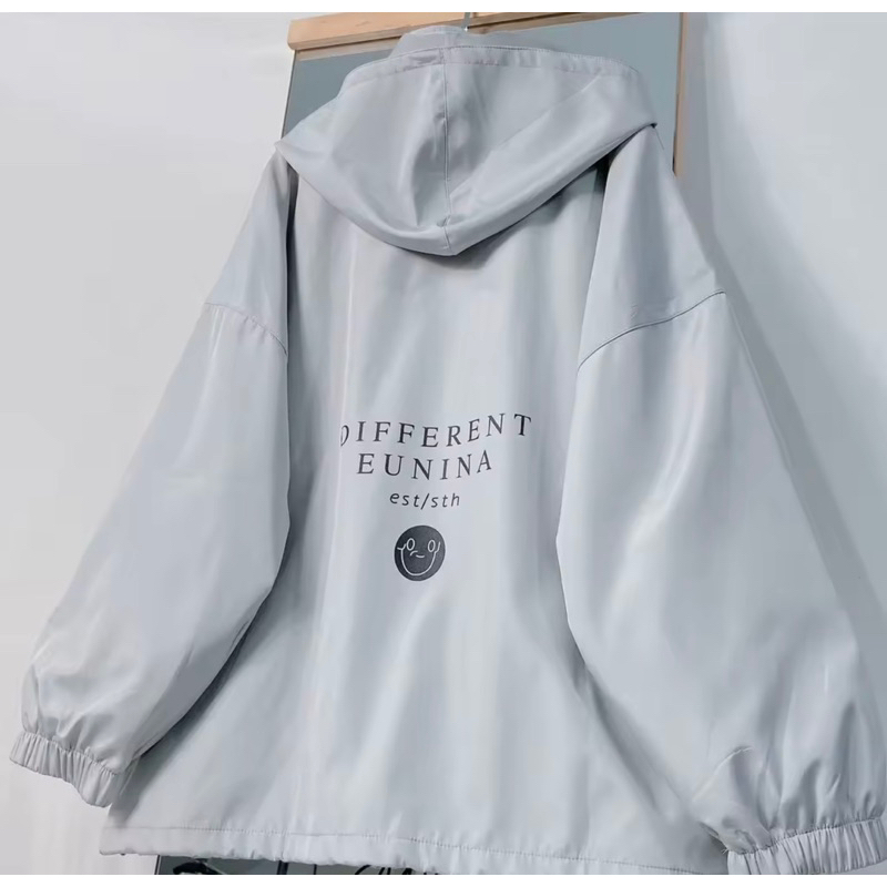 ÁO KHOÁC DÙ FORM RỘNG ULZZANG UNISEX