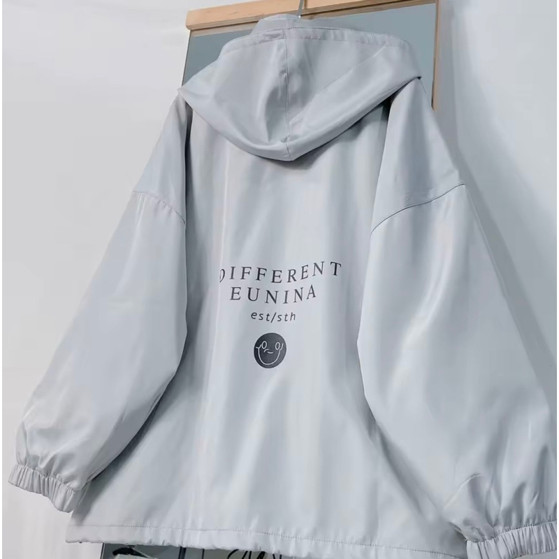 ÁO KHOÁC DÙ FORM RỘNG ULZZANG UNISEX