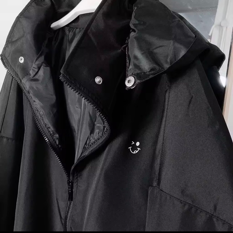 ÁO KHOÁC DÙ FORM RỘNG ULZZANG UNISEX