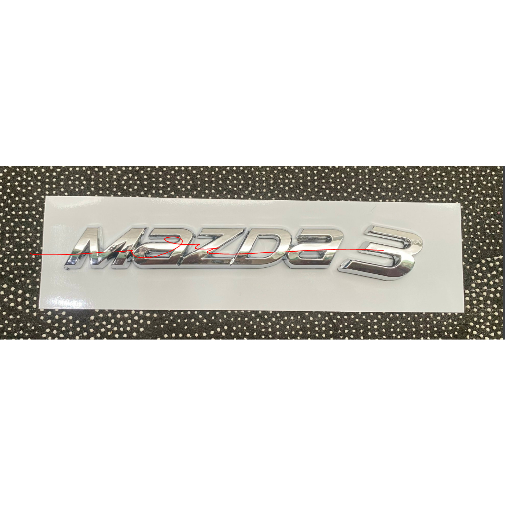(Sỉ - Lẻ) Chữ nổi Mazda 3 - Được dán phía sau xe Mazda 3