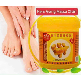 Kem massge chân gừng hũ 320g tăng độ đàn hồi cho da