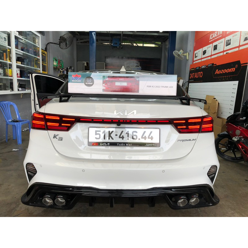 Đuôi gió yofer thích hợp cho các dòng xe sendan