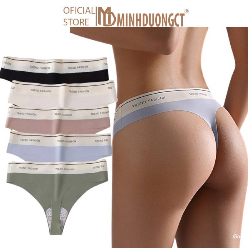 Quần lót lọt khe đúc su viền cạp chữ TREND FASHION không hằn lộ viền 86325