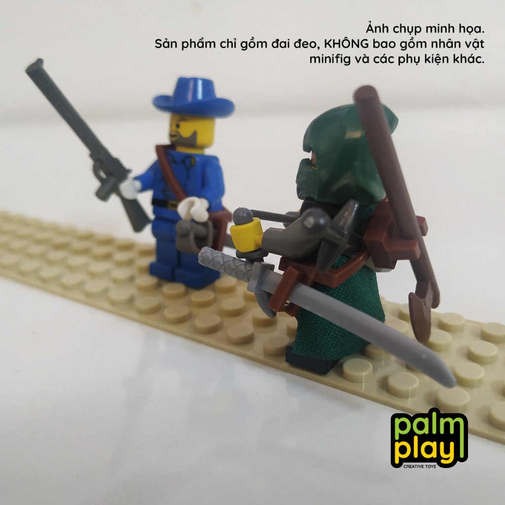 Đai Đeo Kiếm Bên Hông cho Minifigure - Phụ kiện đồ chơi lắp ráp xếp hình 95348 - Combo 2 chiếc