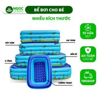 Bể bơi 3 tầng 3m, 2m6, 2m1, 1m8, 1m5, 1m3 - bể phao, hồ bơi, phao bơi, bể bơi phao, bể bơi tại nhà, bể bơi cho bé
