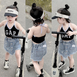 ÁO CROPTOP ĐEN HỞ LƯNG GAP