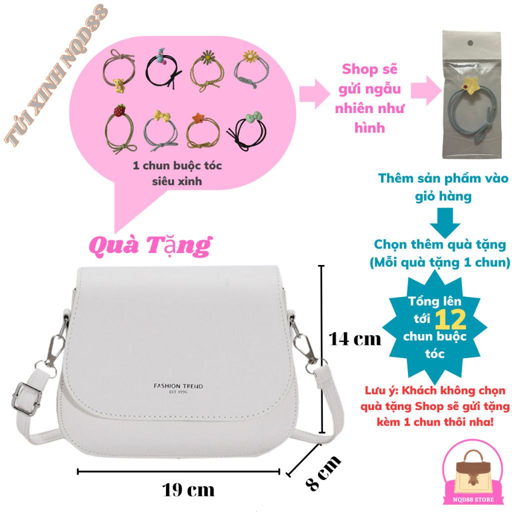 Túi xách nữ đeo chéo đeo vai ngăn rộng thời trang phong cách hàn quốc H17 | BigBuy360 - bigbuy360.vn