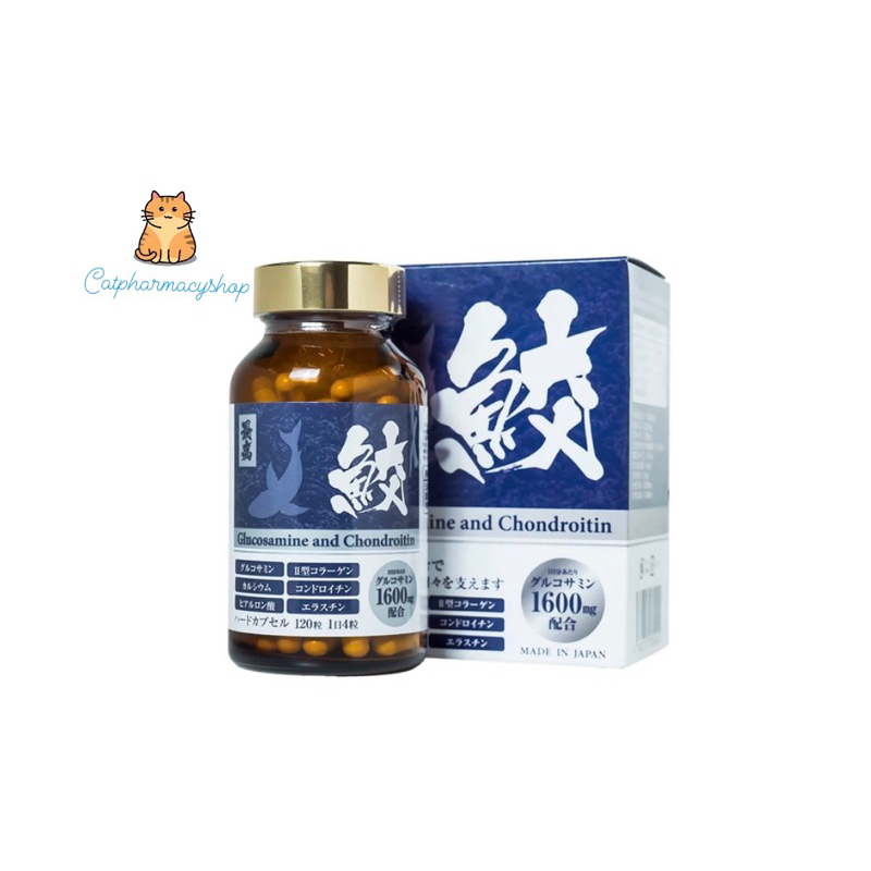 Viên uống Glucosamine And Chondroitin Jpanwell bổ xương khớp 120v