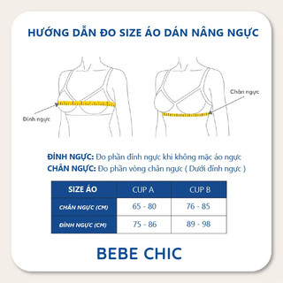 Áo Dán Ngực Silicon Mỏng Cao Cấp BEBE CHIC