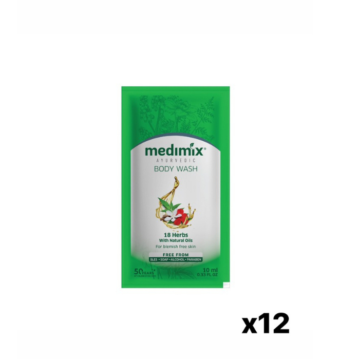 Set 12 Sữa Tắm Medimix 18 Thảo Dược 10ml/gói