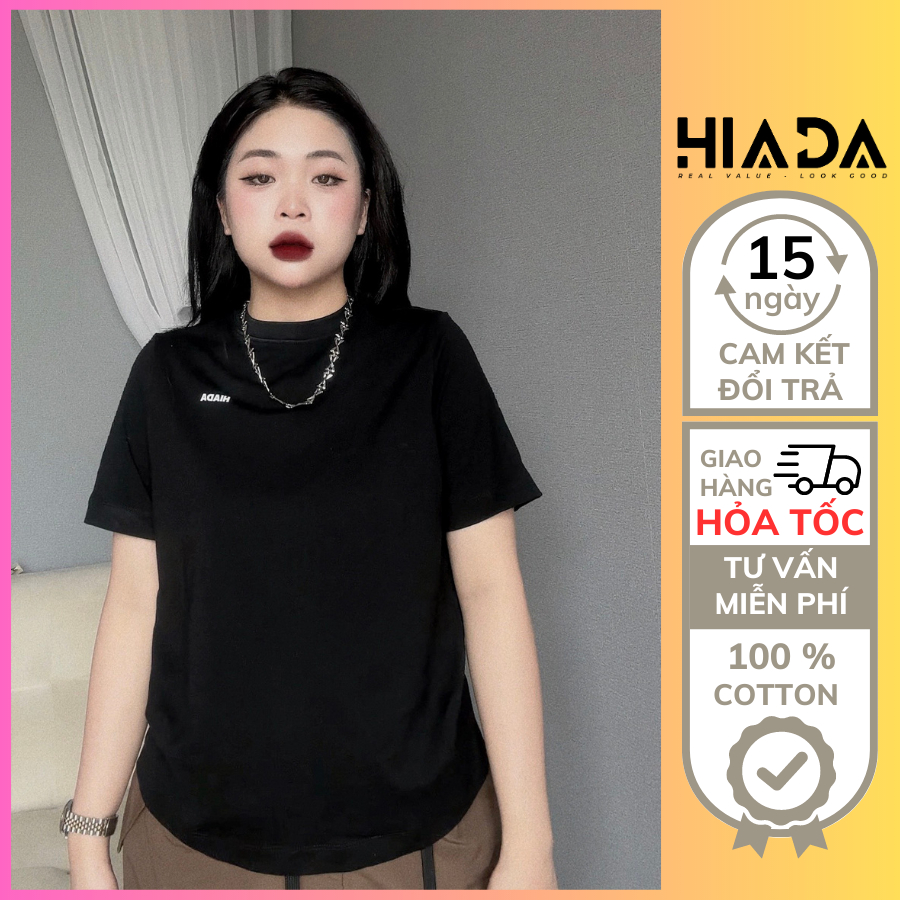 Áo Thun Nữ Babytee HIADA Cổ Tròn Vải Cotton Thoáng Mát
