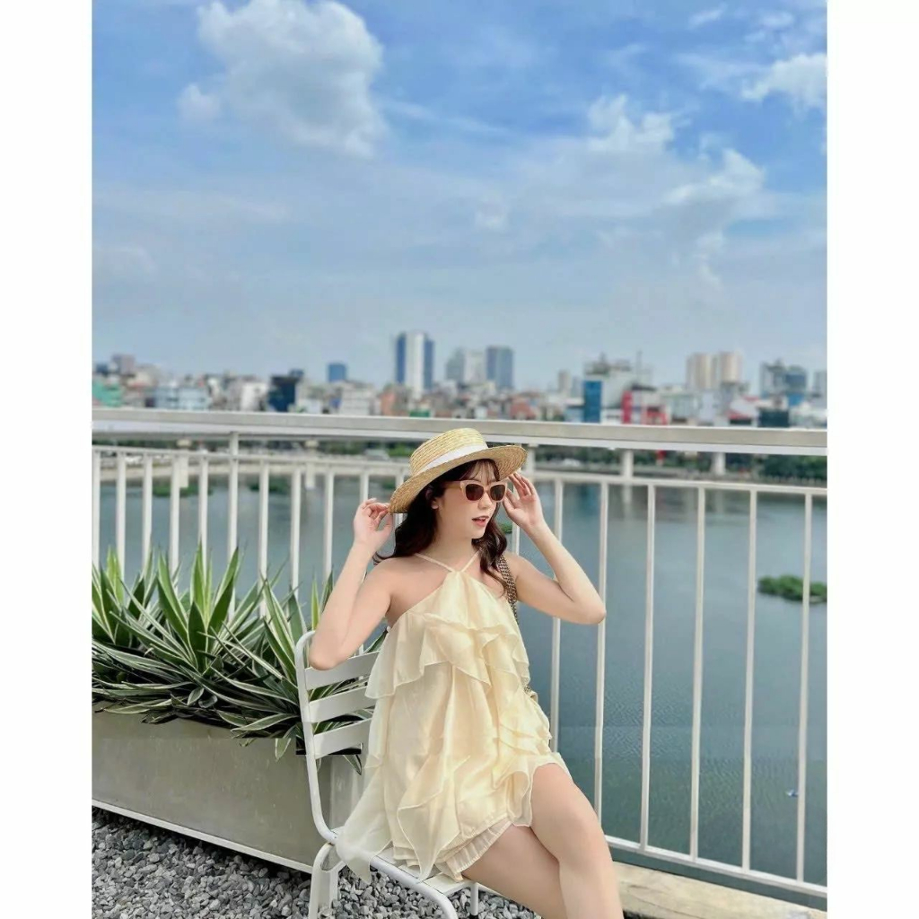 Sét bộ tua dua chất liệu voan tơ ánh kim siêu hót