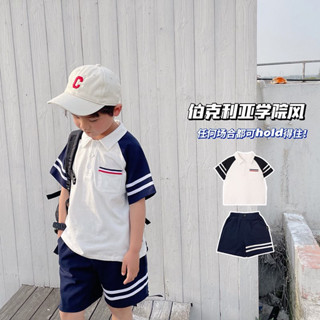 Bộ thom cộc kẻ sọc MỚI by KID CLOTHING (8-28kg)