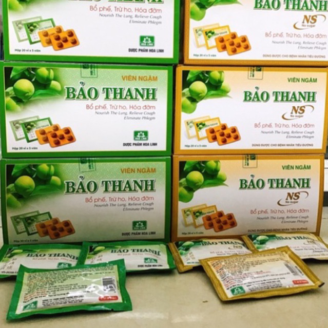 Kẹo Ngậm Ho Bảo Thanh Vỉ 5 Viên