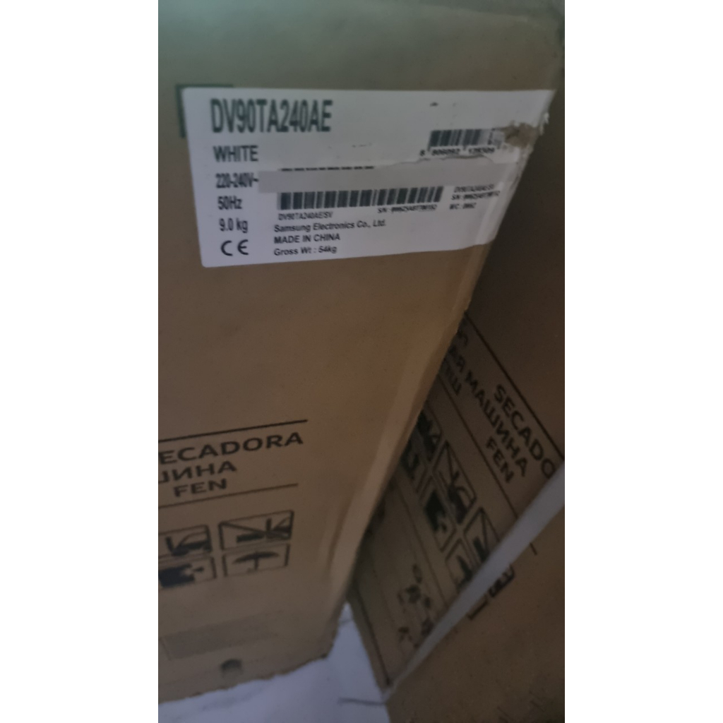 Máy sấy bơm nhiệt Samsung 9 kg DV90TA240AE/SV