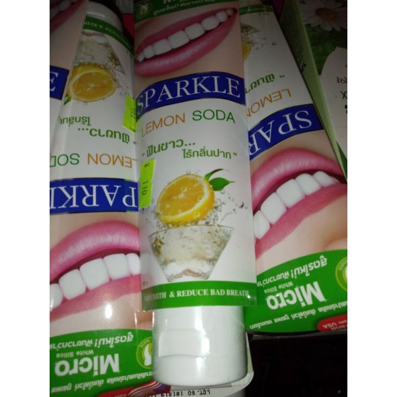 Kem Đánh răng cao cấp Sparkle Thái Lan Siêu Trắng Răng, Chống ê buốt 100g