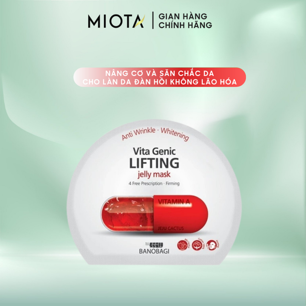 Combo 6 Mặt Nạ Giấy BNBG Vita Genic Lifting Jelly Mask Chăm Sóc Da Toàn Diện 30ml