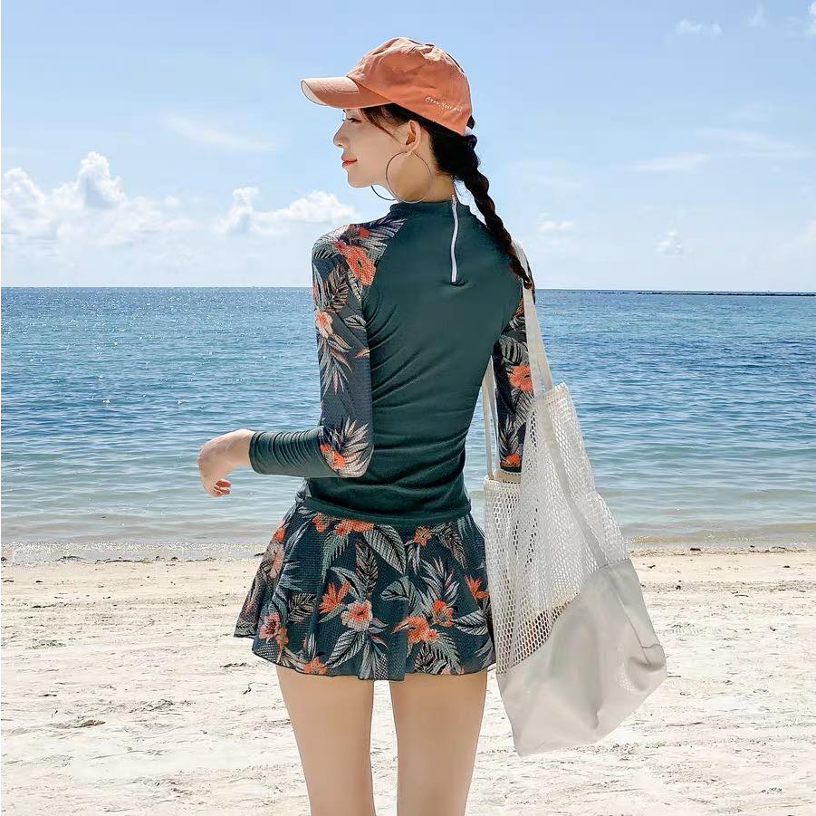 Đồ bơi bikini nữ dài tay xinh đẹp năng động YE03