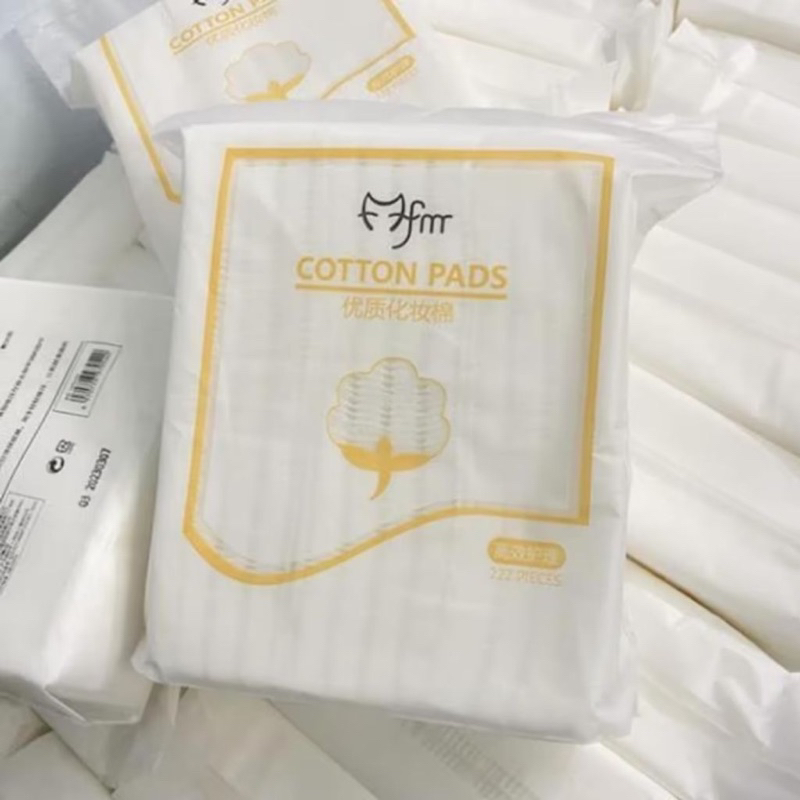 Bông tẩy trang 3 lớp Cotton Pads túi 222 miếng