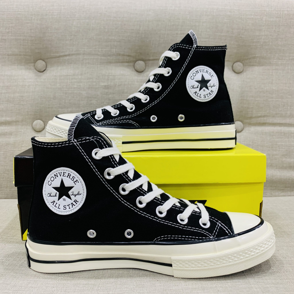 Giày Convers ChuckTaylor 1970s Cao Cổ Màu Đen Trắng,Giày Thể Thao Nam Nữ CV Màu Đen Trắng( Tặng box bảo vệ + bill + tất) | BigBuy360 - bigbuy360.vn