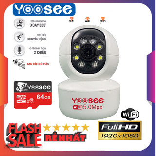 Camera ip yoosee ys-2031 , 1080p , không râu xoay 360 độ,