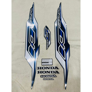  Bộ tem decal dán xe máy Honda Wave a Wave alpha Wave anpha đời 2023 màu xanh đậm zin thái siêu đẹp 